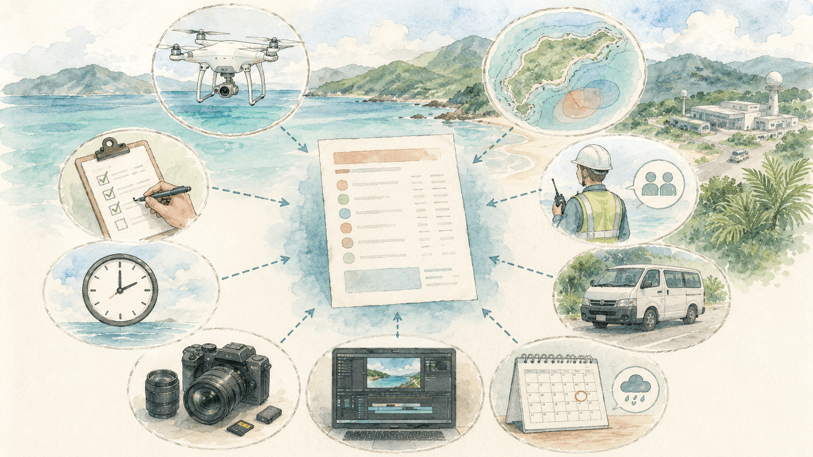 ドローン空撮の見積もりは何で決まる?