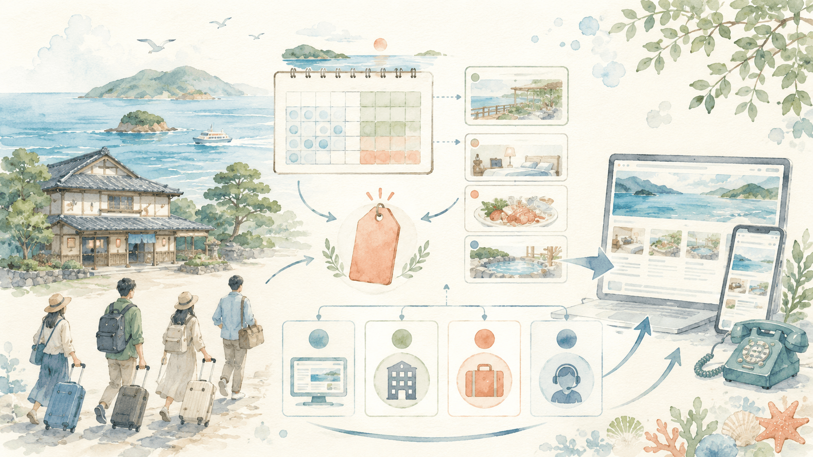【2026年7月31日まで】離島は1泊最大8,000円。夏のかごしま宿泊割の集客導線